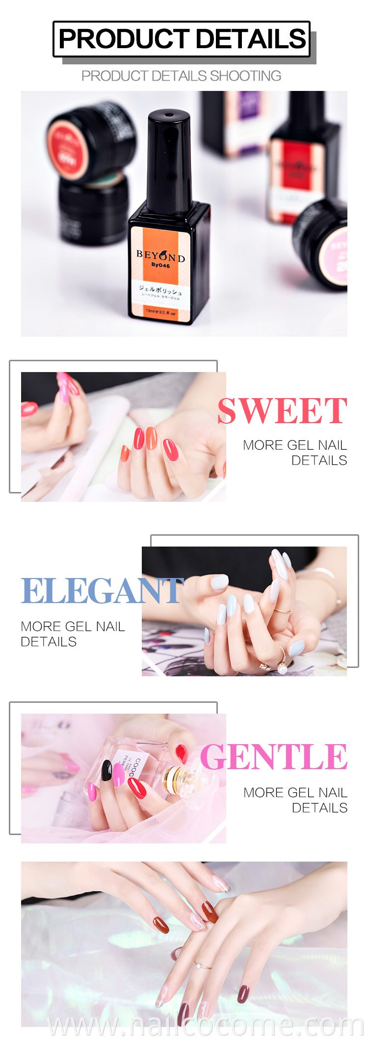 CCO Hot Selling Fashion Magic 183 Colour Factory Supply Uv Gel Polish With High Quality